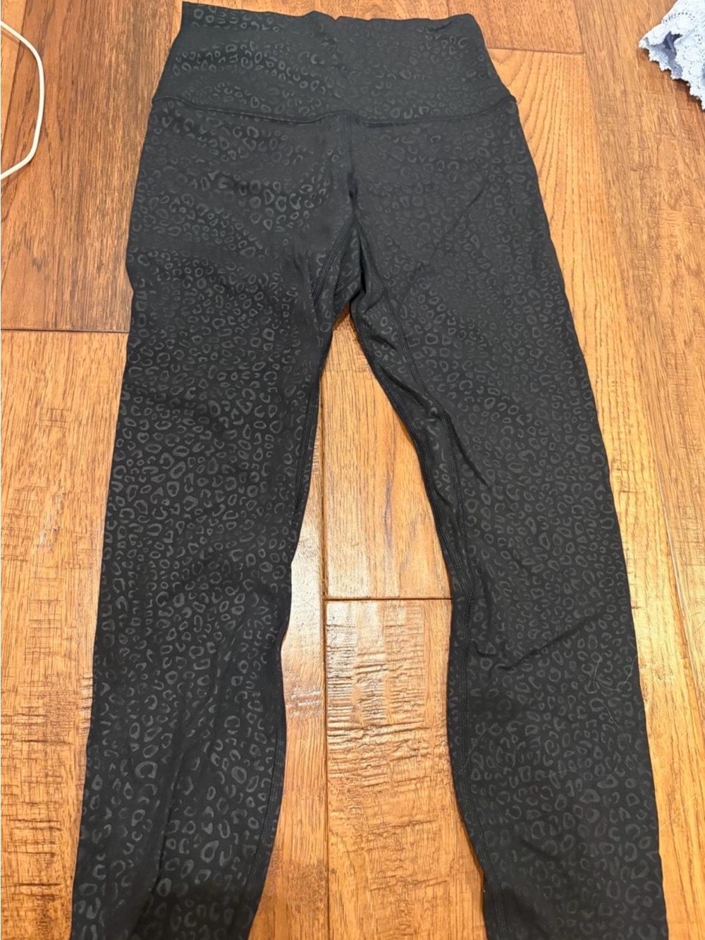 lululemon athletica Black Subtle Leopard-Print Leggings